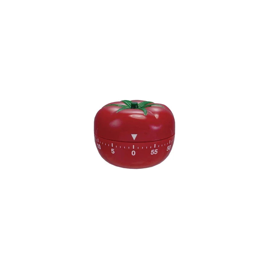 Plastic Tomato Shaped 1 Hour Twist Timer - Marcel’s Culinary Experience