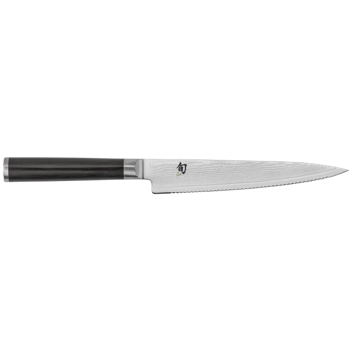 Shun Classic Serrated Utility Knife 6" - Marcel’s Culinary Experience