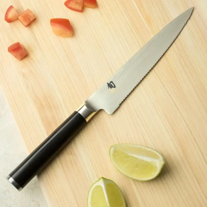 Shun Classic Serrated Utility Knife 6" - Marcel’s Culinary Experience