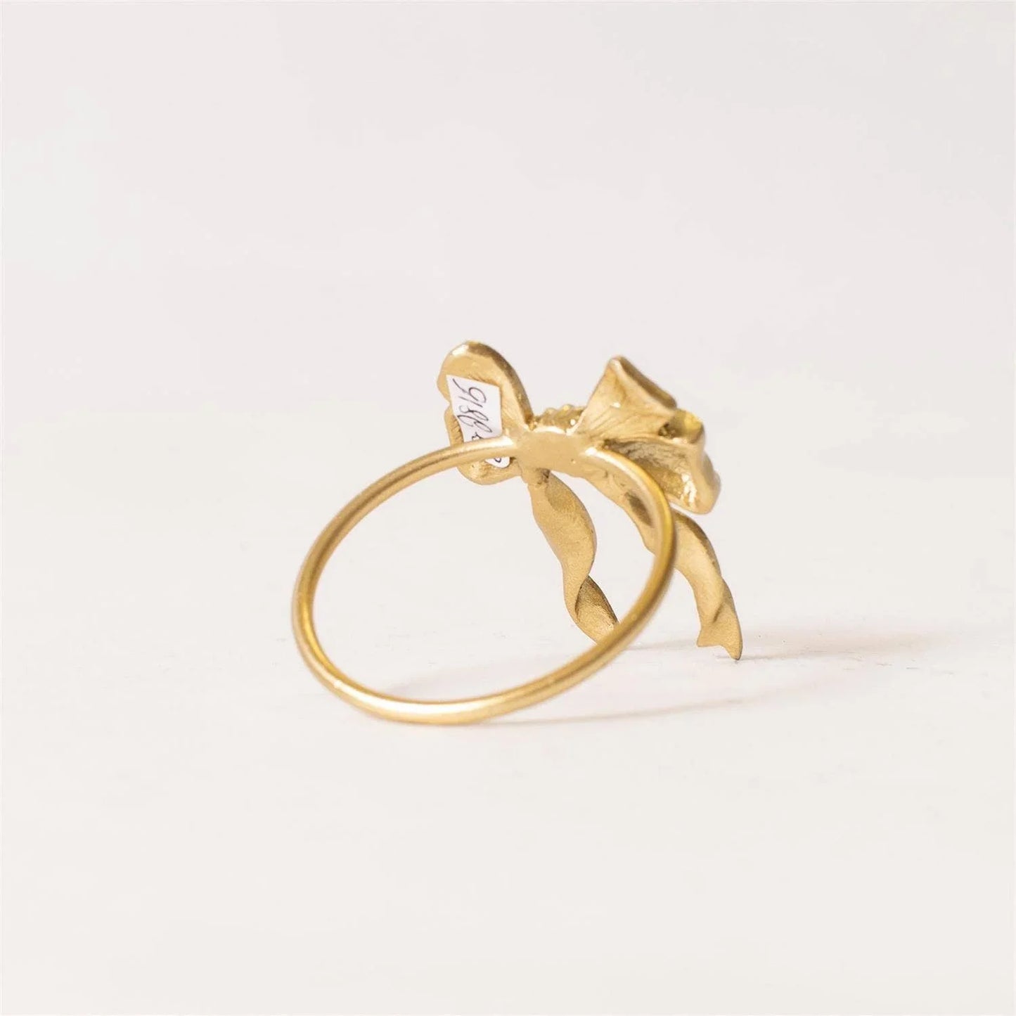 Napkin Ring - Gold Finish Bow - Marcel’s Culinary Experience