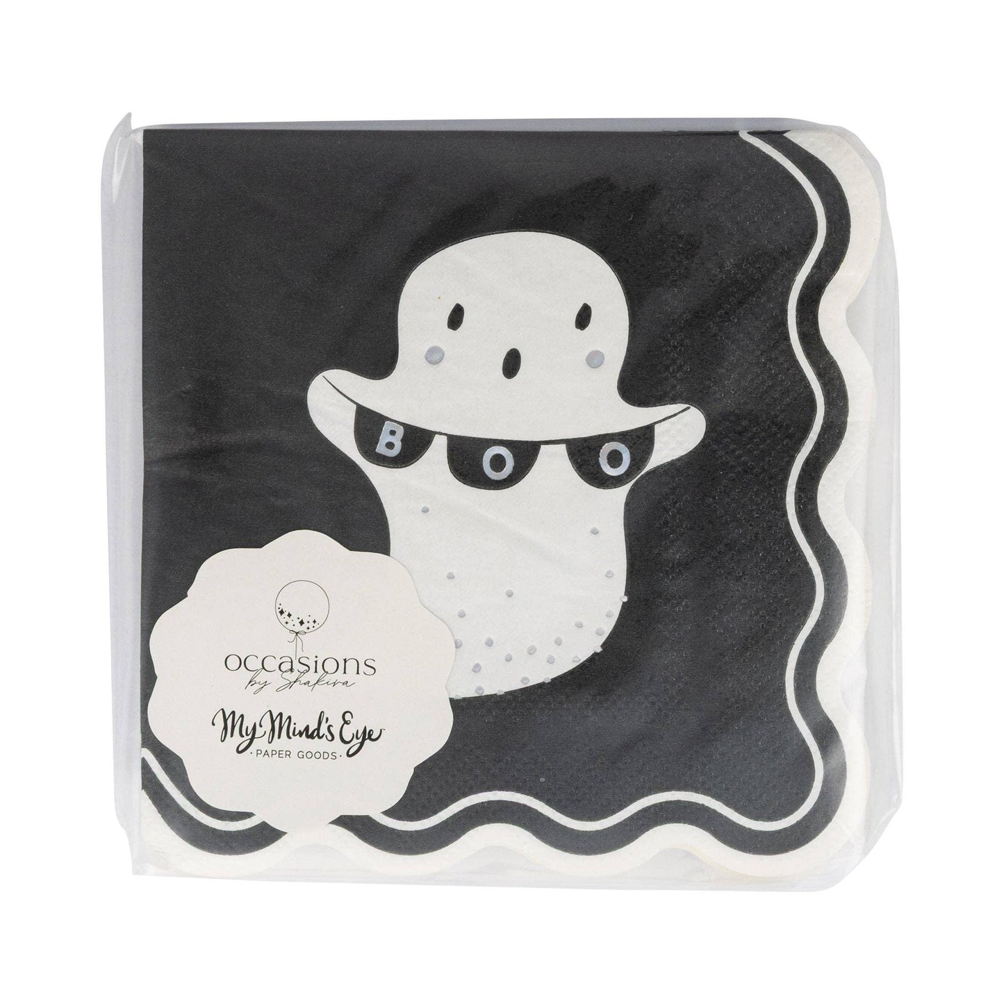 Occasions Boo Ghost Cocktail Napkin - Marcel’s Culinary Experience