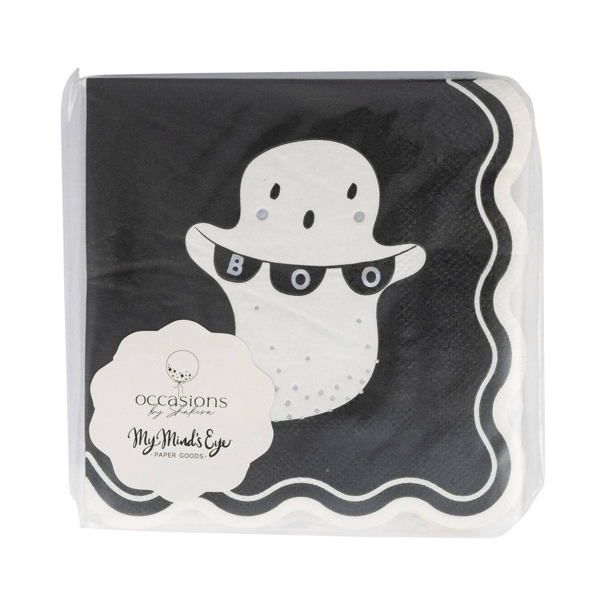 Occasions Boo Ghost Cocktail Napkin - Marcel’s Culinary Experience