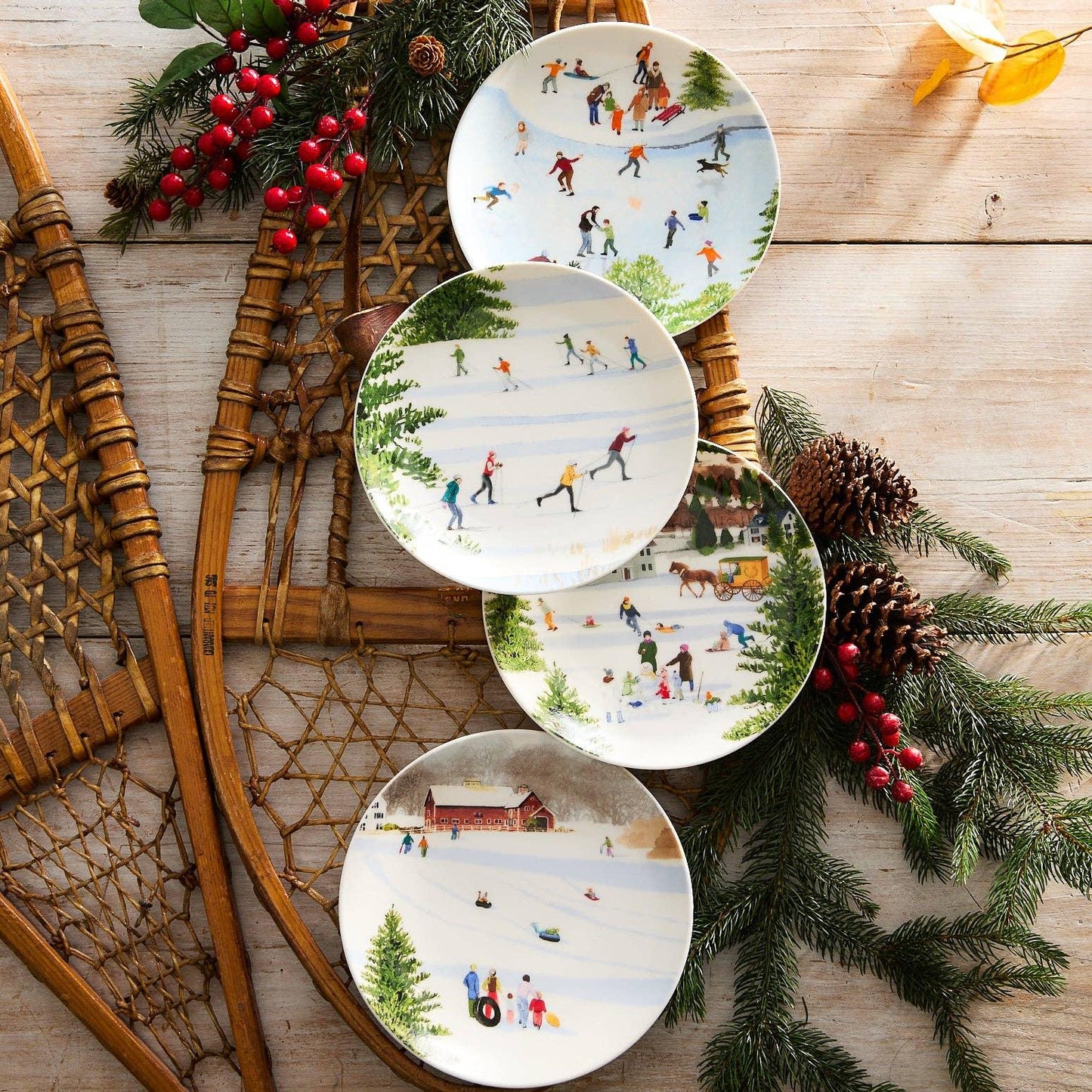 Caskata X Felix Doolittle Winter Wonderland Plate - Marcel’s Culinary Experience