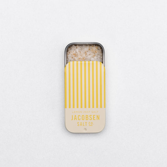 Jacobsen Salt Co. Lemon Zest Sea Salt Slide Tin