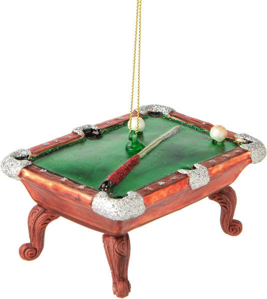 Glass & Resin Pool Table Ornament