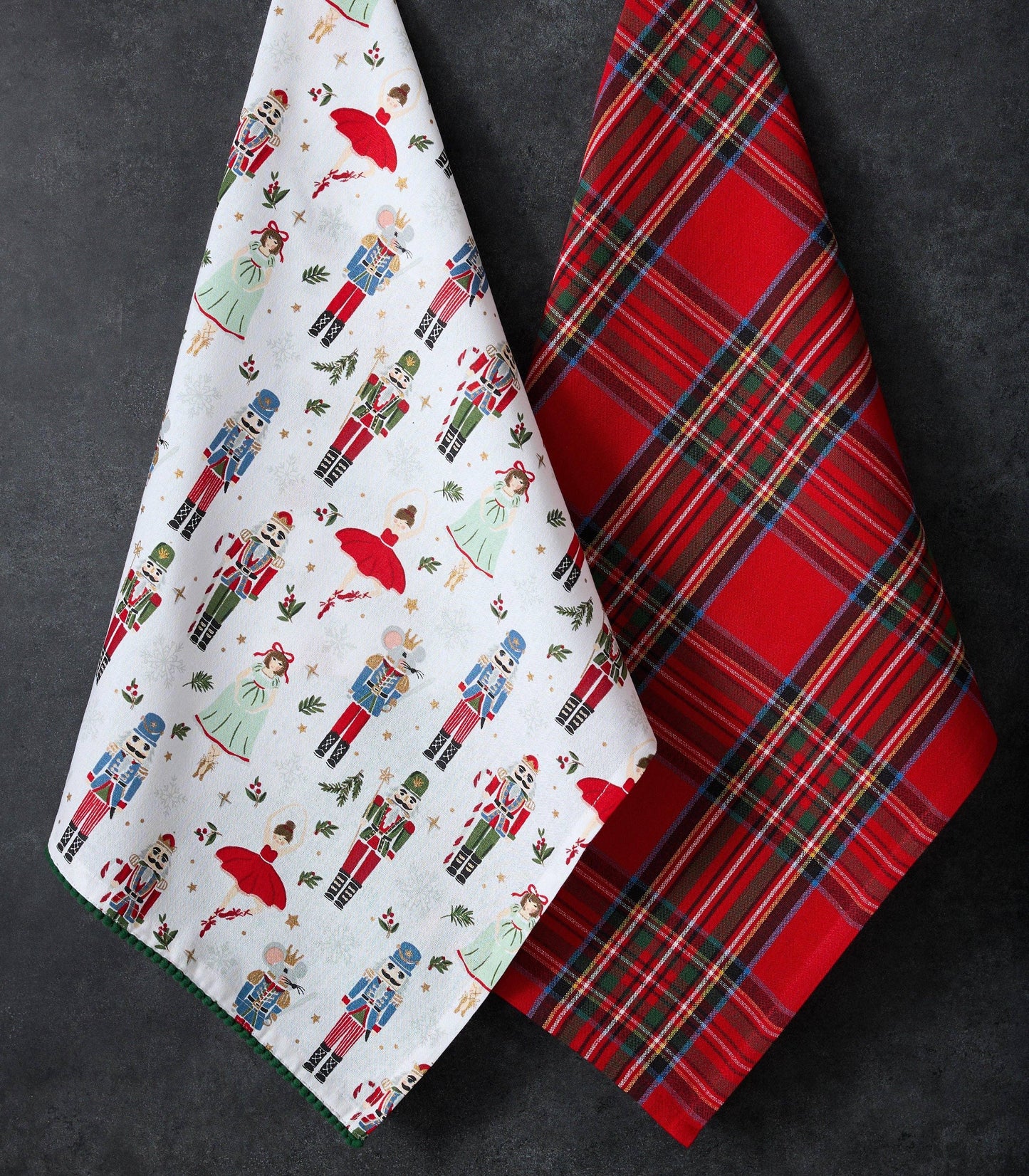 Christmas Dance Dishtowel Set of 2 - Marcel’s Culinary Experience