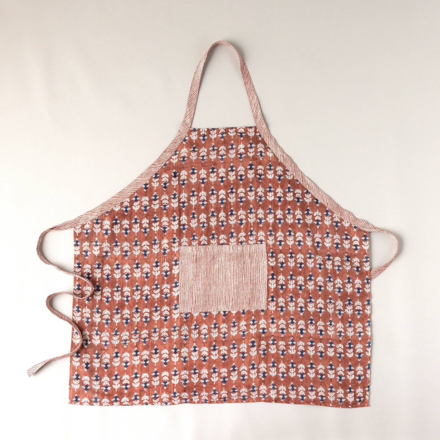 Blossom Block Print Apron
