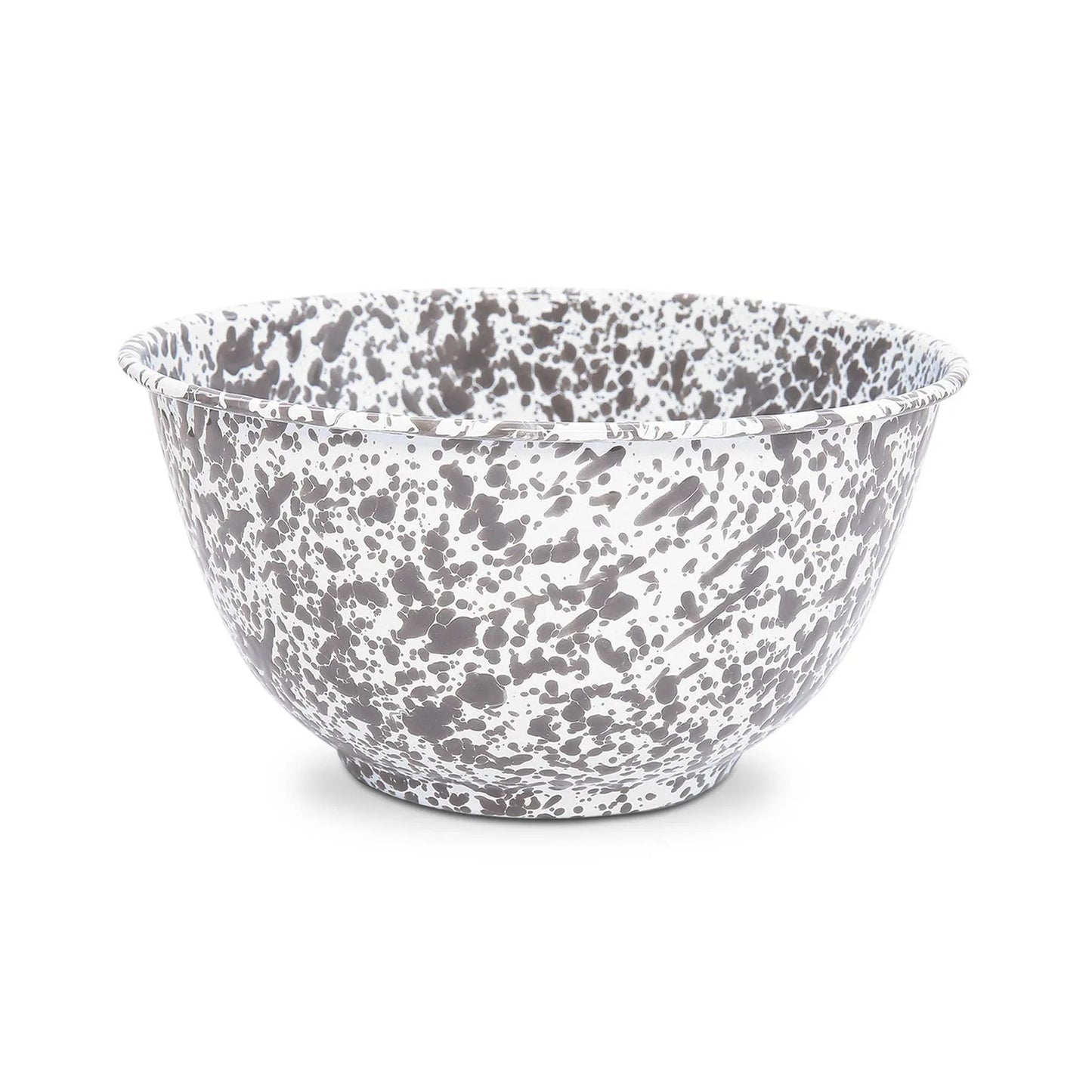 Crow Canyon Splatter Enamelware Large Salad Bowl