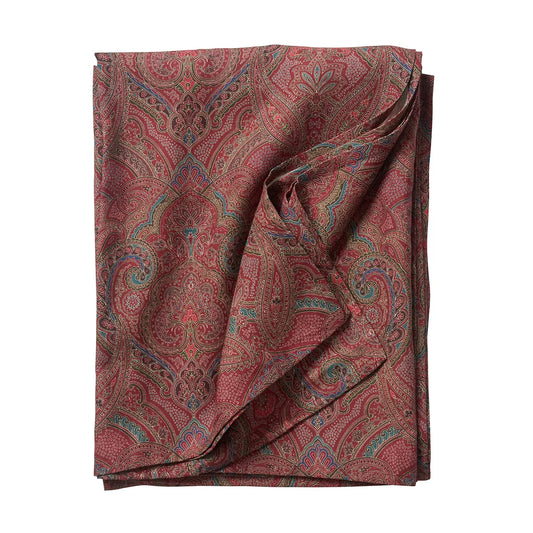 Juliska Paisley Tablecloth - Red, 60" x 120"