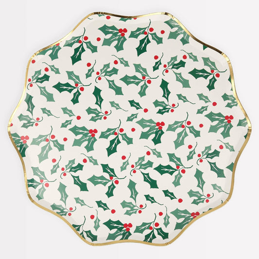 Holly Pattern Dinner Plates - Marcel’s Culinary Experience