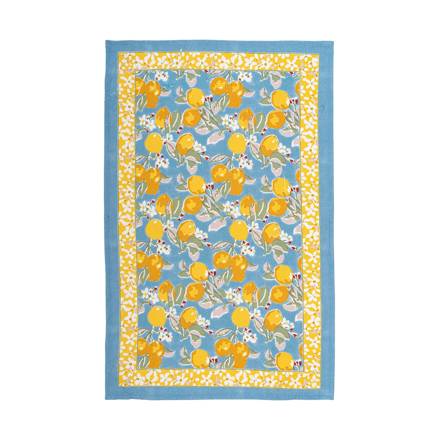 Citron Blue & Yellow Tea Towels 20x30 - Marcel’s Culinary Experience