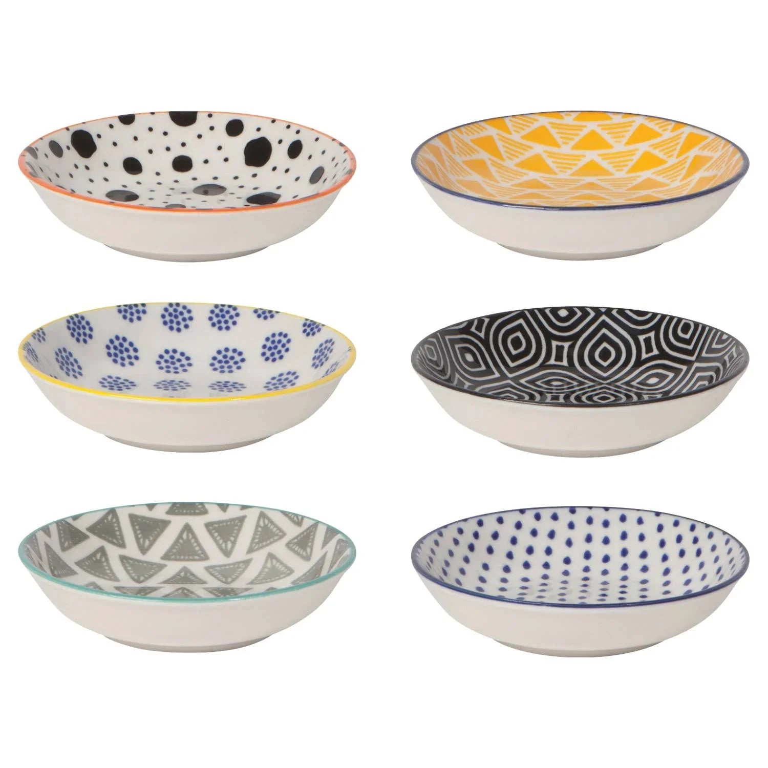Bits & Dots Multi-Color Pinch Bowls Set of 6 - Marcel’s Culinary Experience