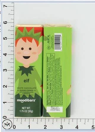 Moodibars® ELF 1.75oz - Sugar Cookie w/ Sprinkles White Choc - Marcel’s Culinary Experience