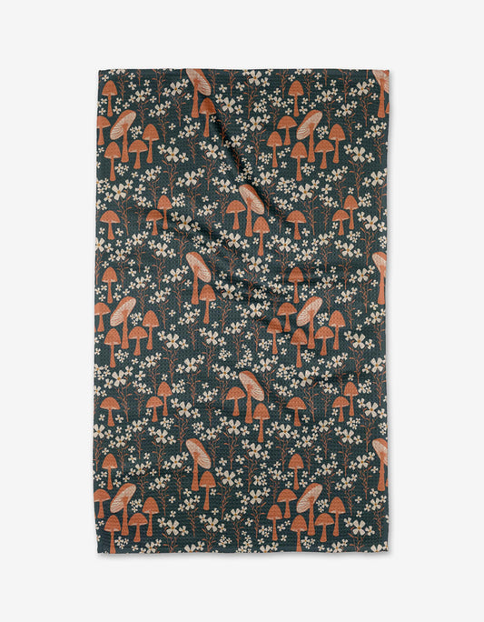 Geometry Mushroom Grove Tea Towel