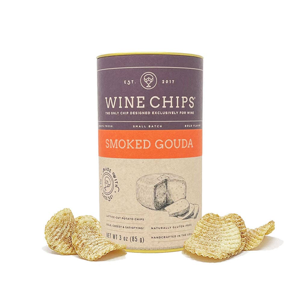 3 OZ. SMOKED GOUDA WINE CHIPS