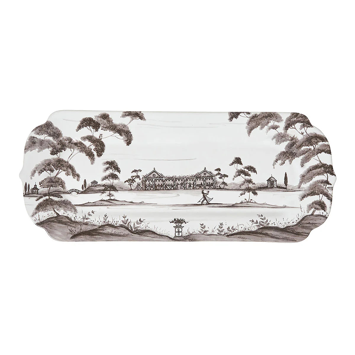 Juliska Country Estate 15" Hostess Tray-Flint Grey