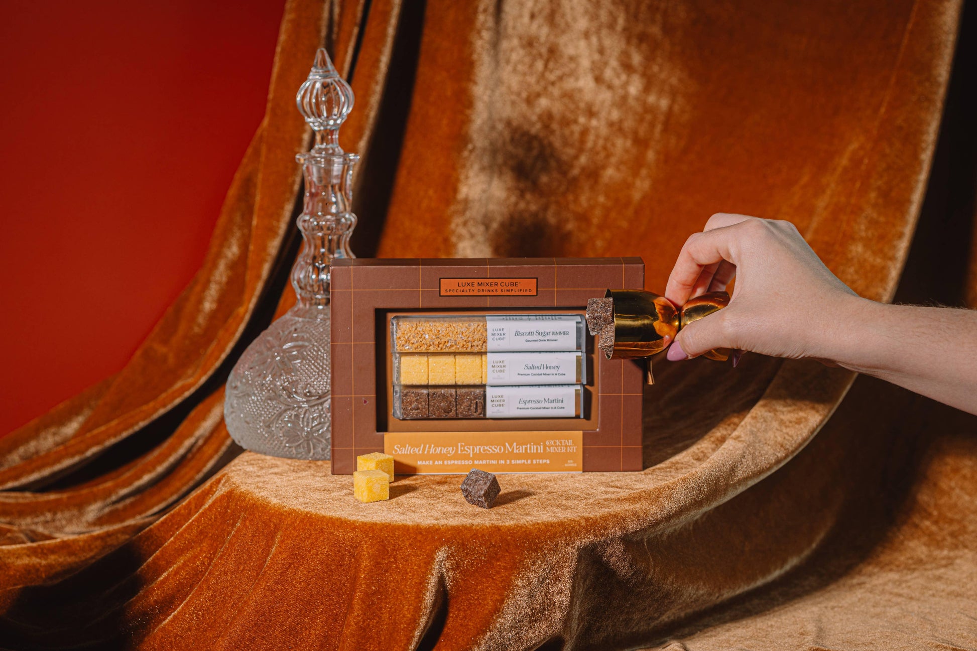 Salted Honey Espresso Martini Mixer Kit - Cocktail Cubes - Marcel’s Culinary Experience