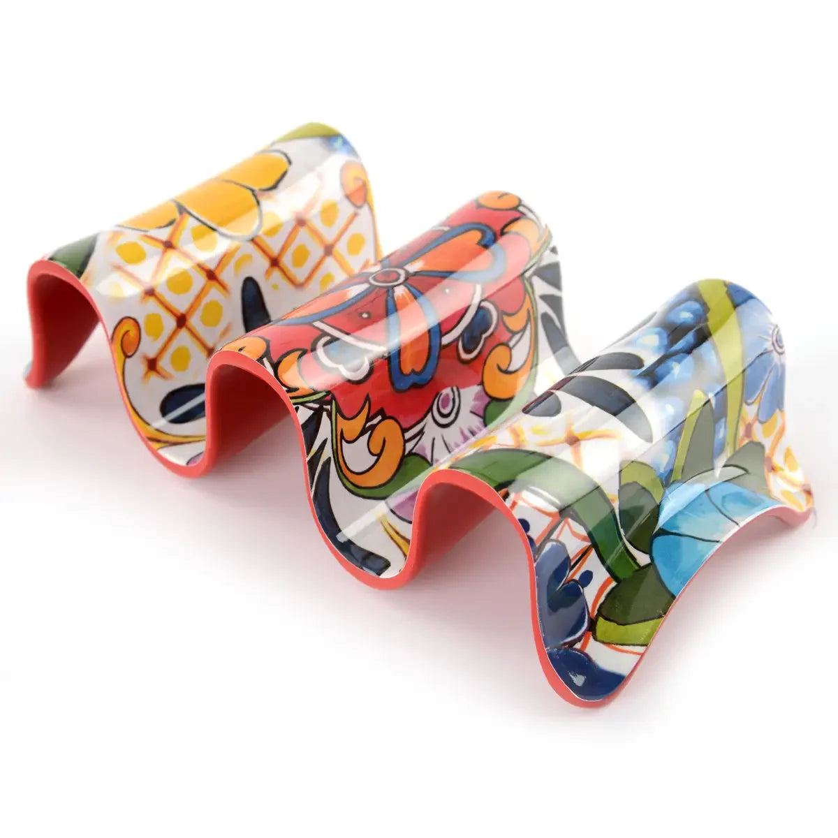 Yellow Multi Taco Holder - Marcel’s Culinary Experience
