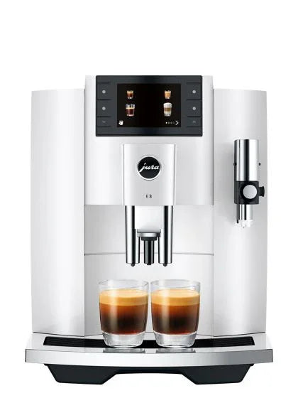 Jura E8 - Piano White - Marcel’s Culinary Experience