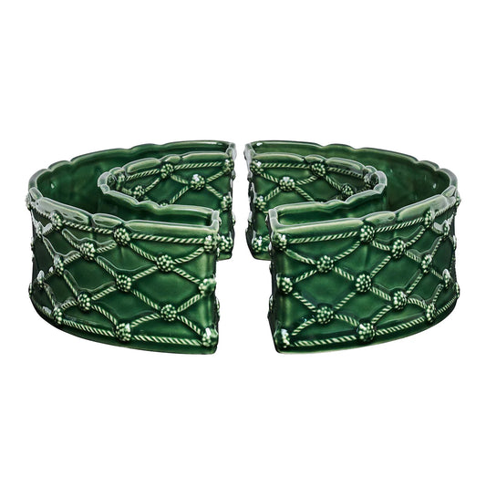 Juliska Berry & Thread Petite Parterre Garden Half Circle Vase, Set of 2