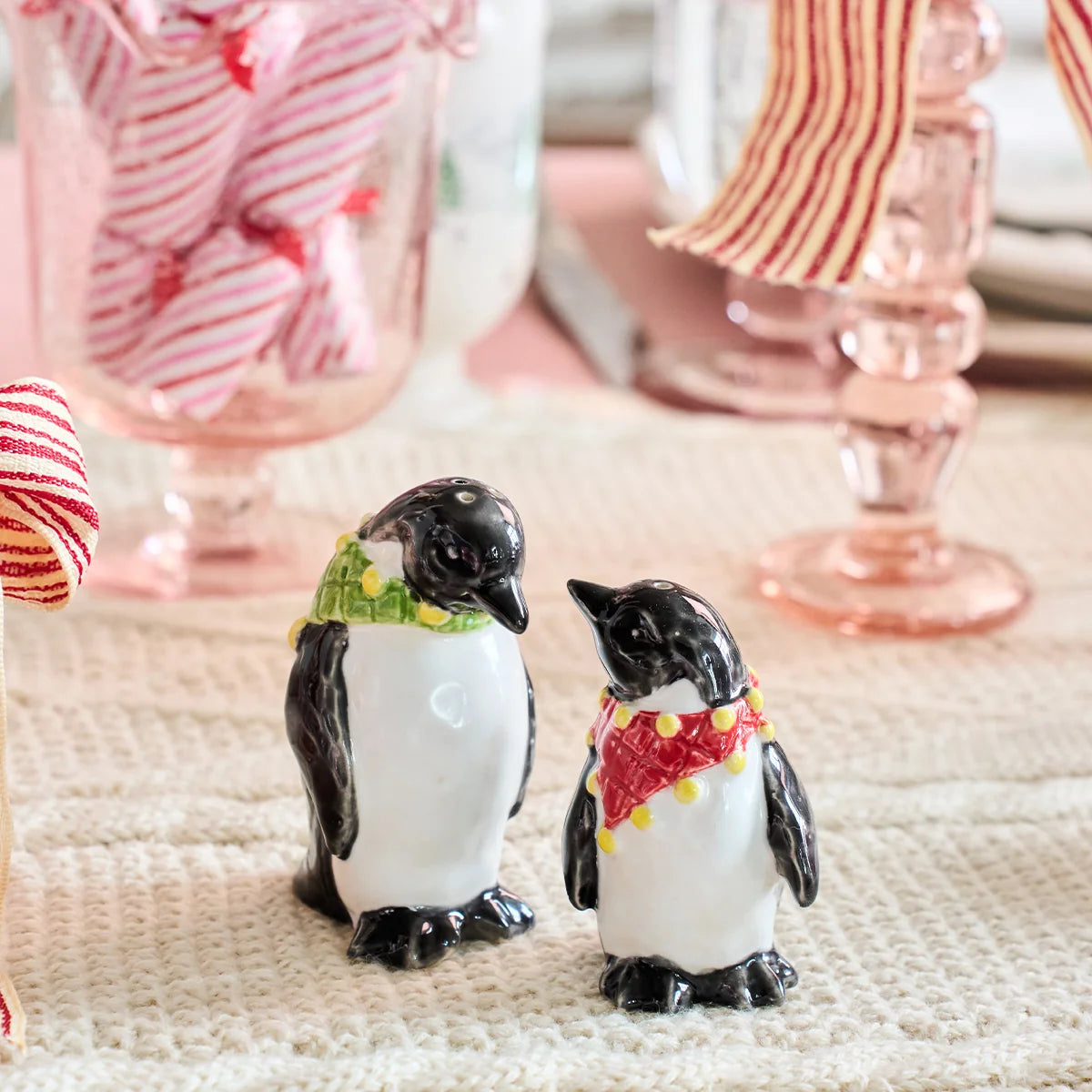 Juliska Clever Creatures Penguin Salt and Pepper Shakers