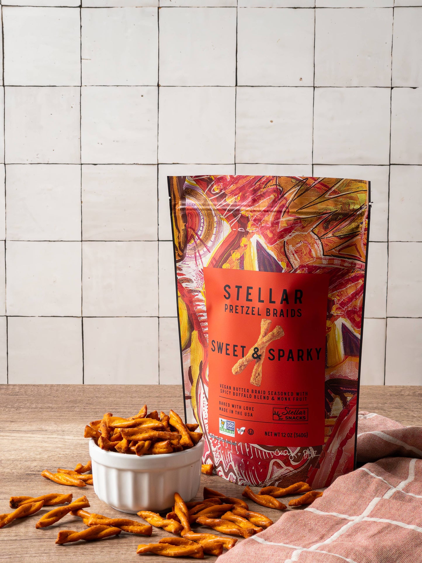 Stellar Pretzel Braids - Sweet & Sparky - 12oz