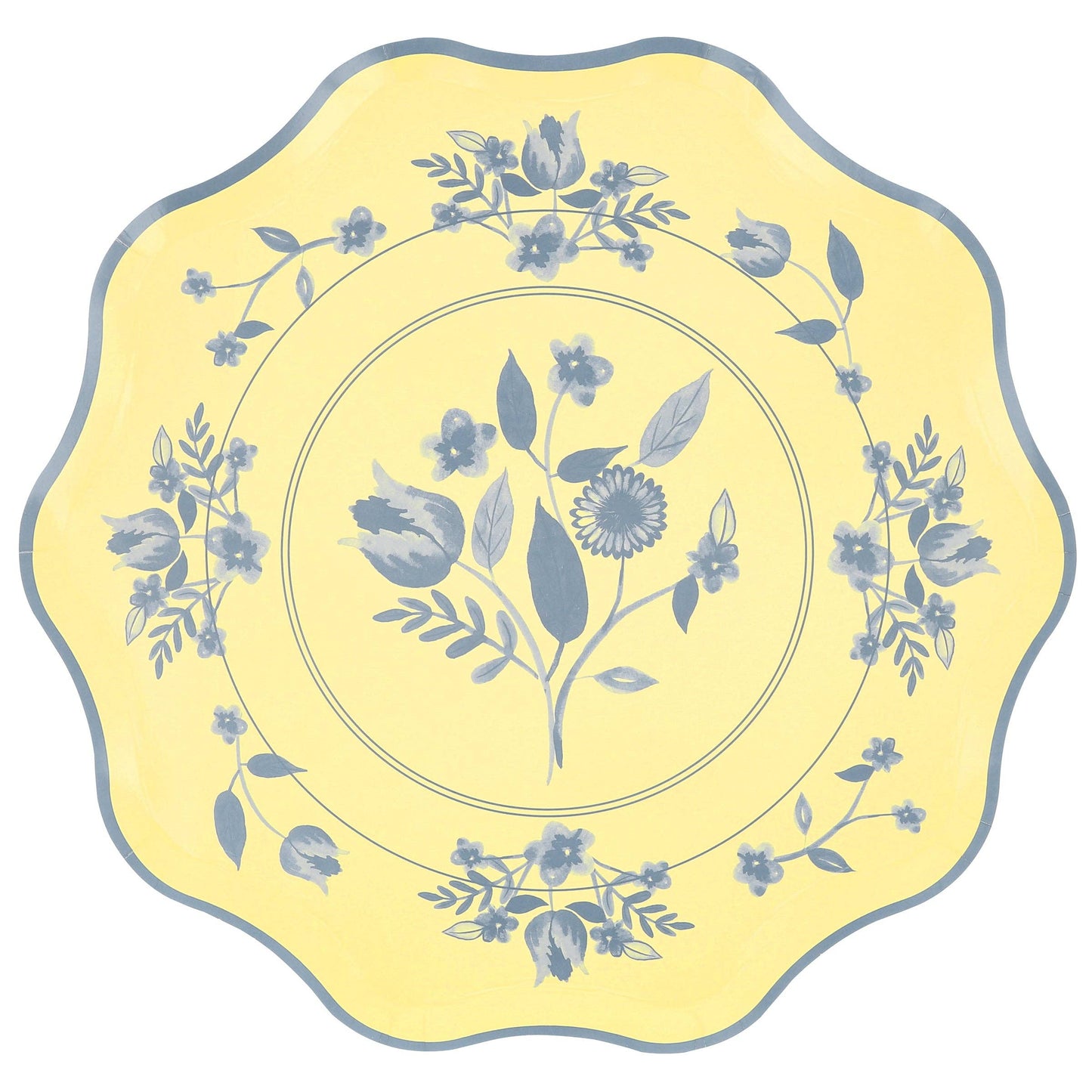 Vintage Botanical Dinner Plates