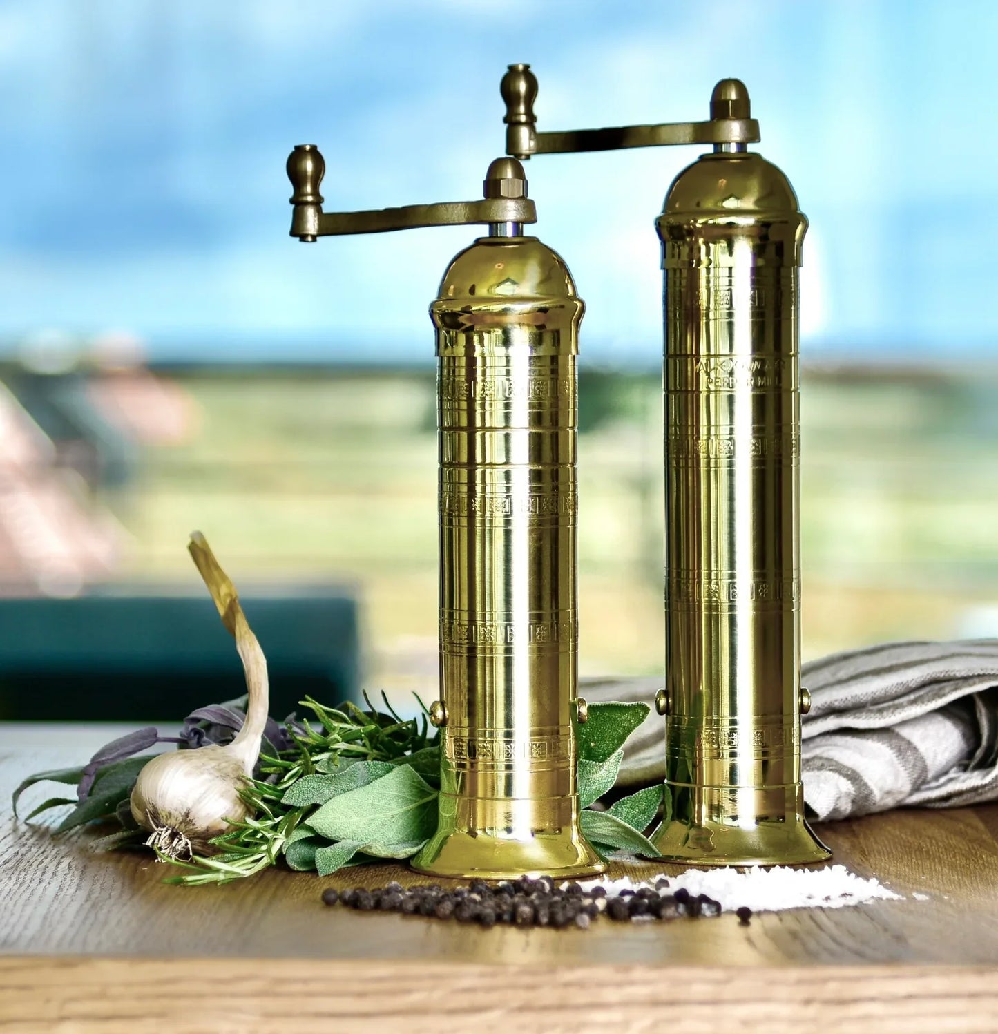 The Original Brass Mill, 8" Salt Grinder - Marcel’s Culinary Experience