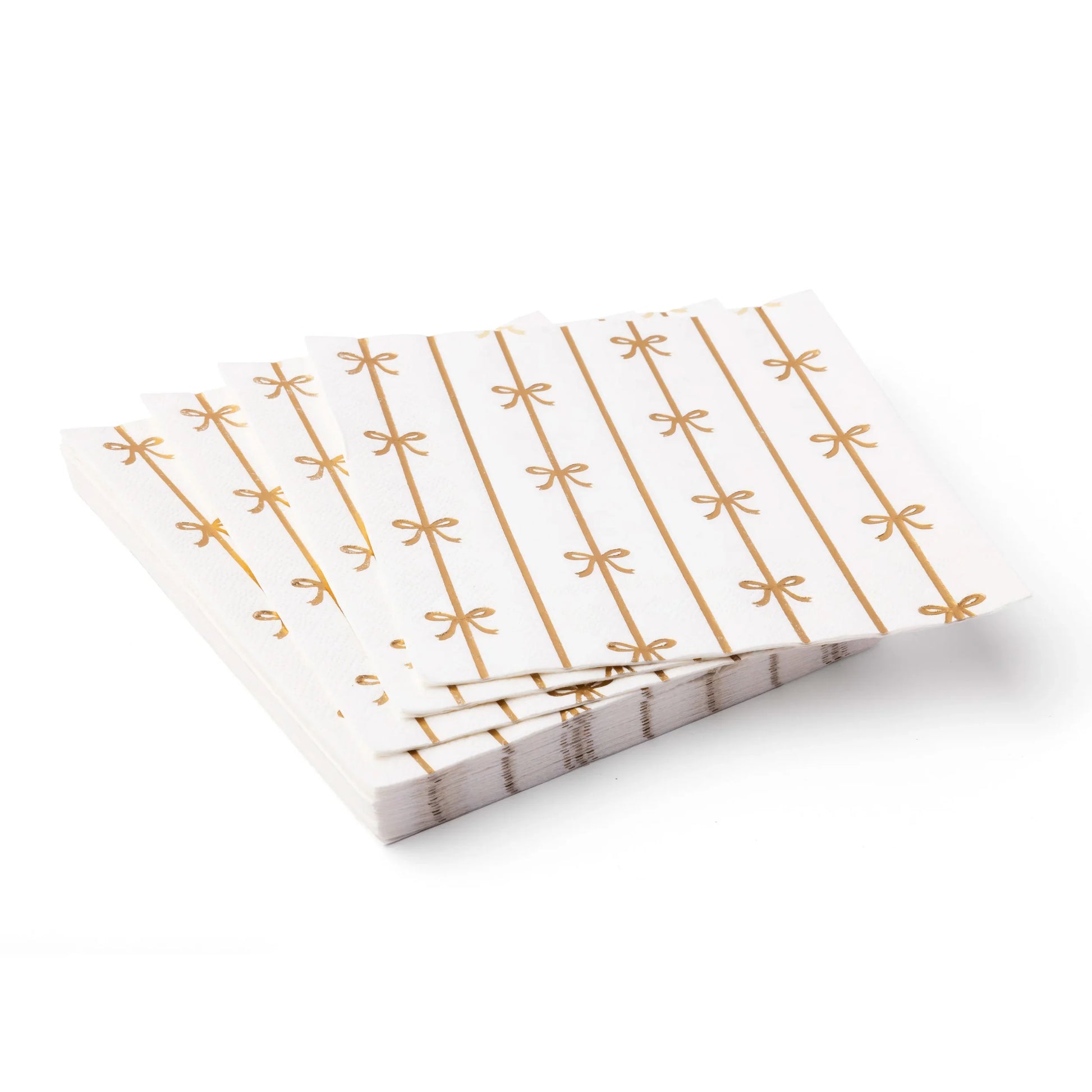 GOLD SIGNATURE BOW LARGE NAPKINS - Marcel’s Culinary Experience