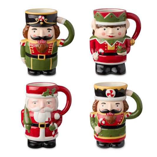 Nutcracker Parade 3-D Mug 18 oz. Assorted