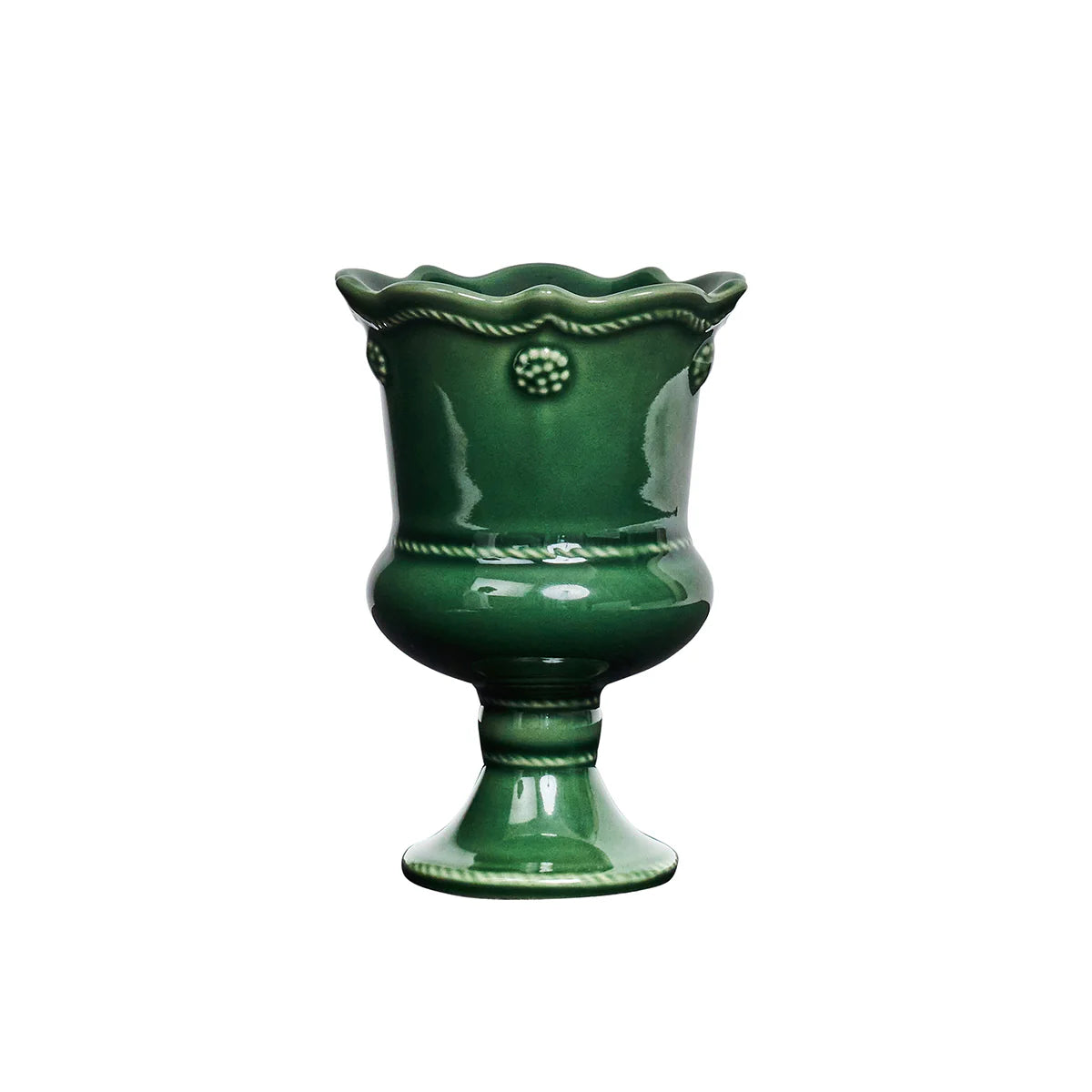 Juliska Berry & Thread Parterre Garden Vase 5" - Basil Green
