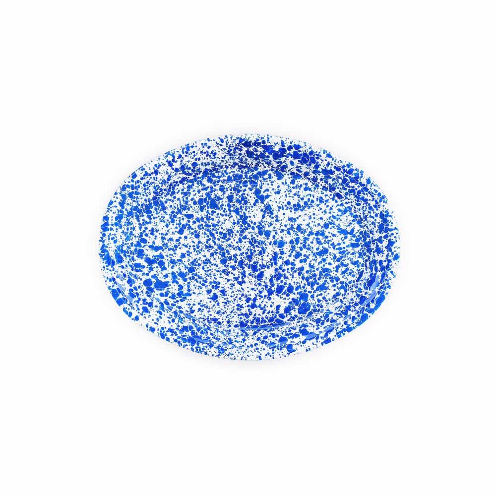 Crow Canyon Splatter Enamelware Oval Platter - Marcel’s Culinary Experience