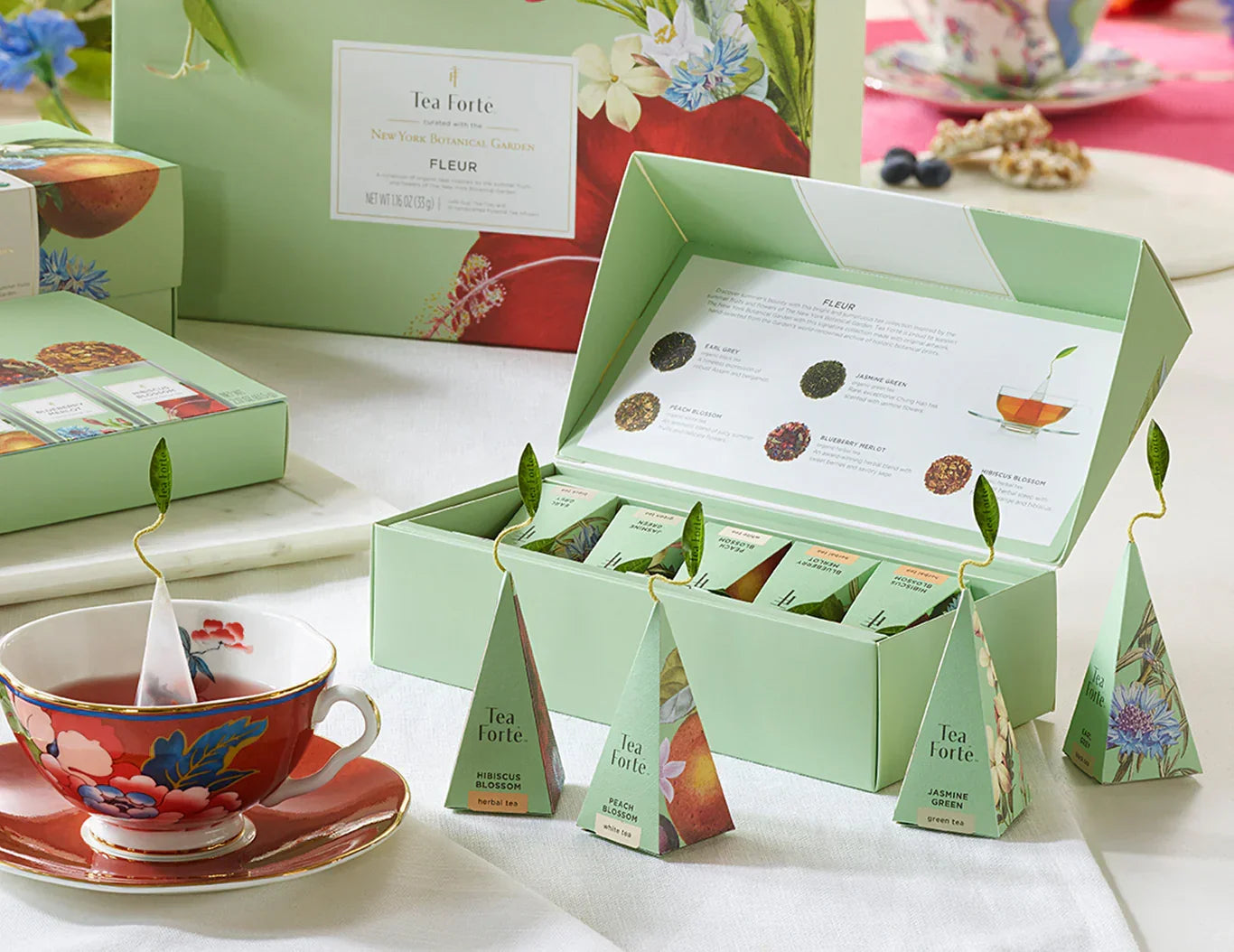 Tea Forte Fleur Petite Presentation Box - Marcel’s Culinary Experience