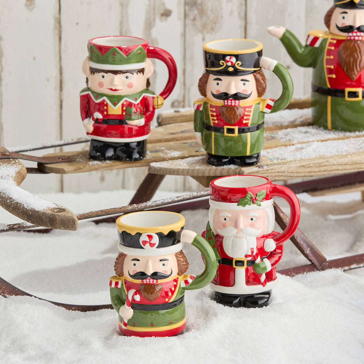 Nutcracker Parade 3-D Mug 18 oz. Assorted