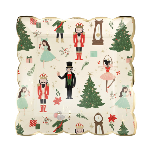Nutcracker Pattern 9" Plate - Marcel’s Culinary Experience
