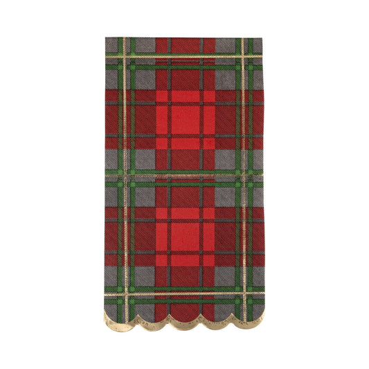 Red Christmas Plaid Dinner Napkin - Marcel’s Culinary Experience
