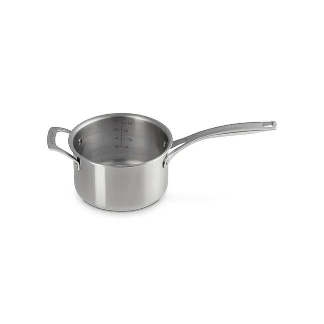 Le Creuset Stainless Steel Sauce Pan 3 qt