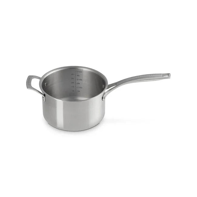 Le Creuset Stainless Steel Saucepan 4 qt