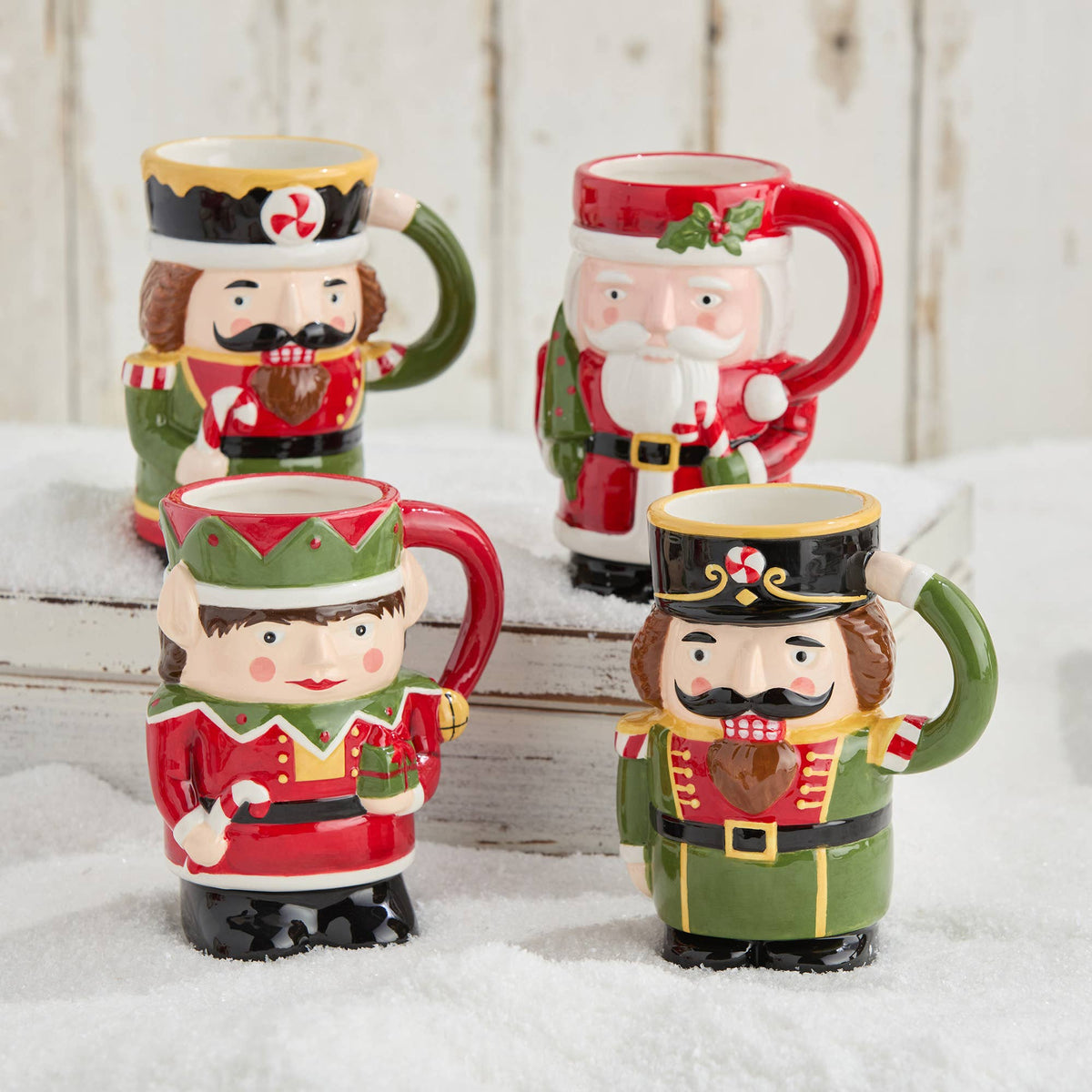 Nutcracker Parade 3-D Mug 18 oz. Assorted