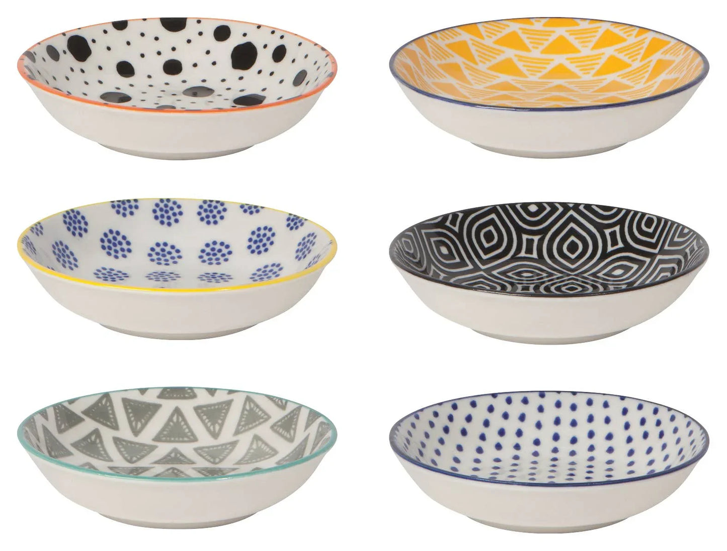 Bits & Dots Multi-Color Pinch Bowls Set of 6 - Marcel’s Culinary Experience