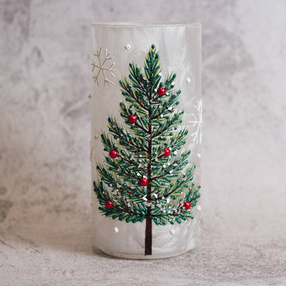 Christmas Tree LED Pillar