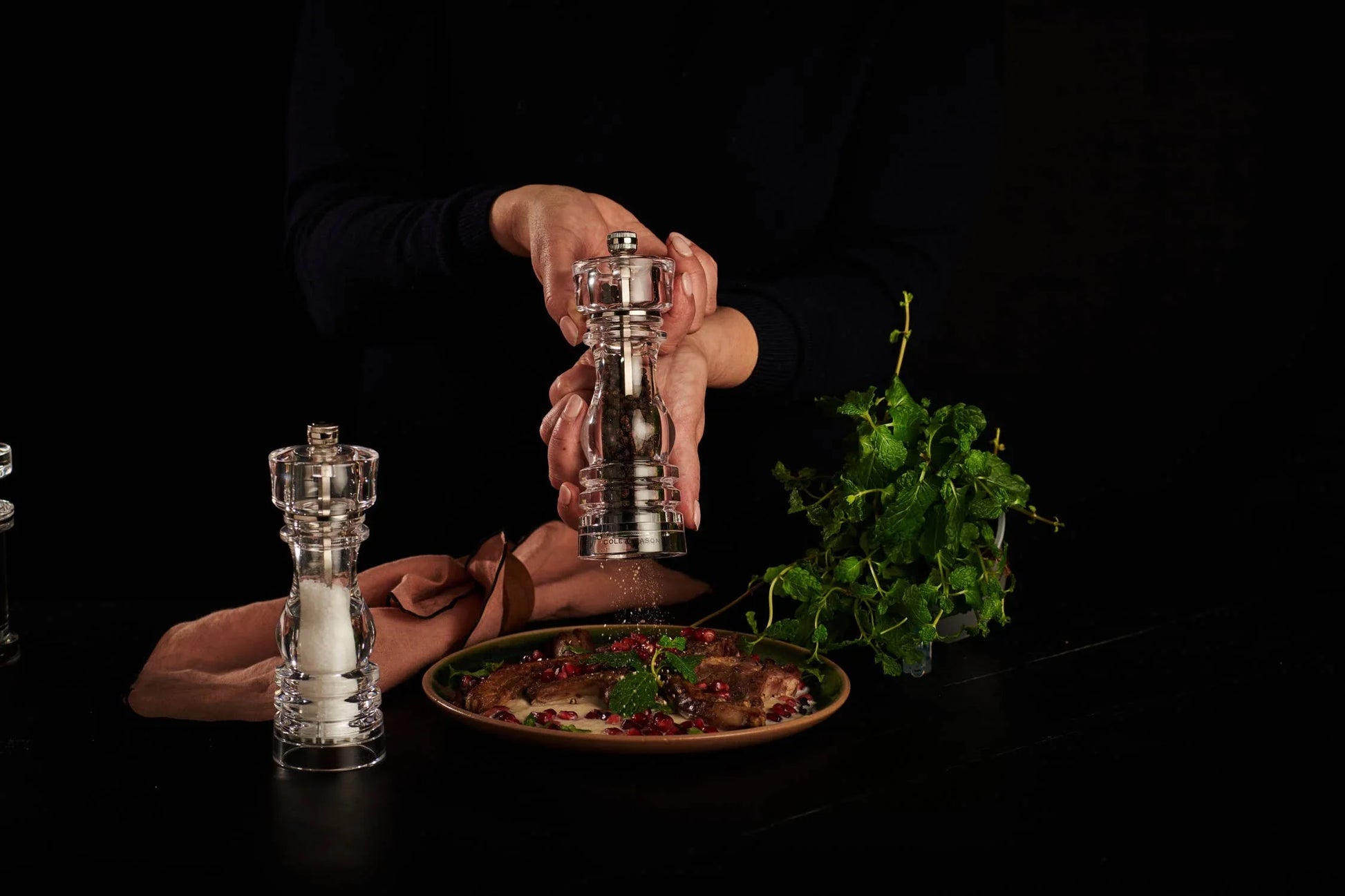Cole & Mason London Acrylic Salt & Pepper Mills Gift Set - Marcel’s Culinary Experience
