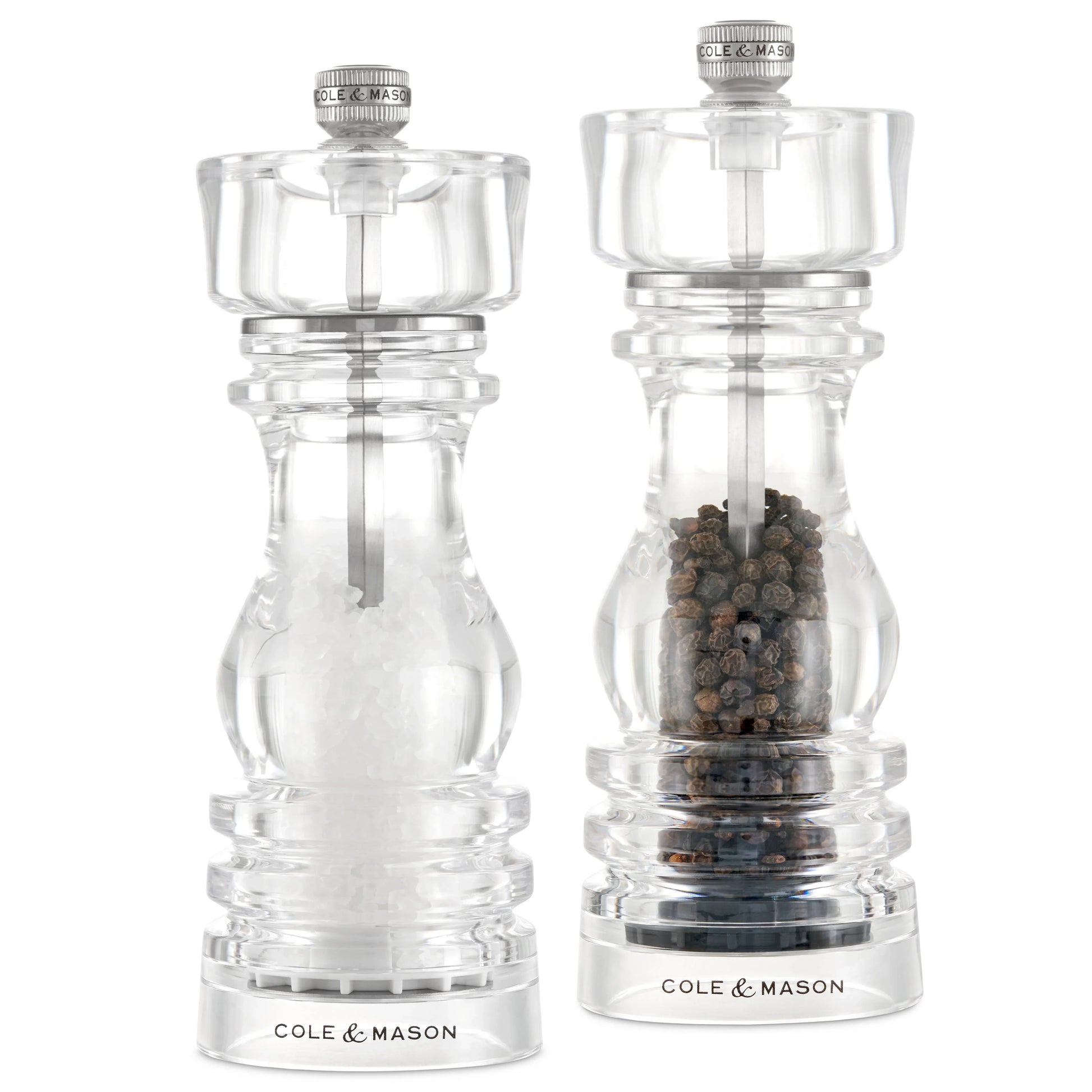 Cole & Mason London Acrylic Salt & Pepper Mills Gift Set - Marcel’s Culinary Experience