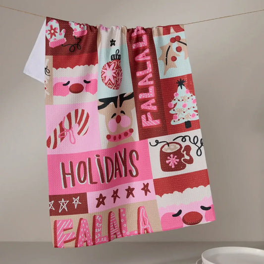 Geometry Winter Wonder Tea Towel - Marcel’s Culinary Experience