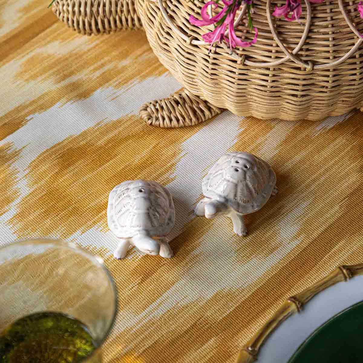 Juliska Clever Creatures Turtle Salt and Pepper Set