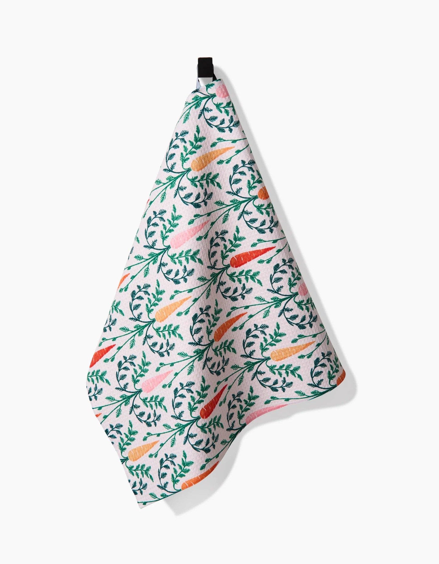 Geometry Carrot Damask Tea Towel - Marcel’s Culinary Experience