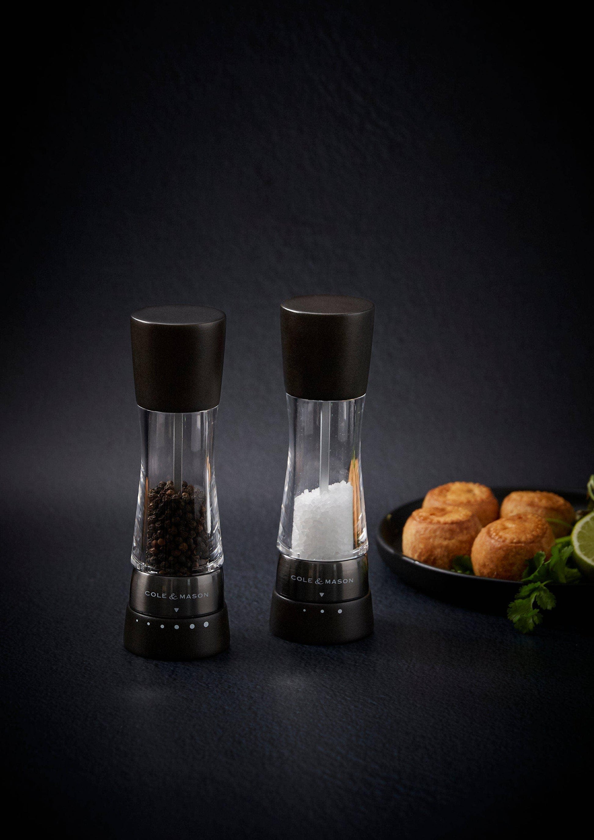 Cole & Mason Derwent Salt & Pepper Mill Gift Set, Black Wood - Marcel’s Culinary Experience