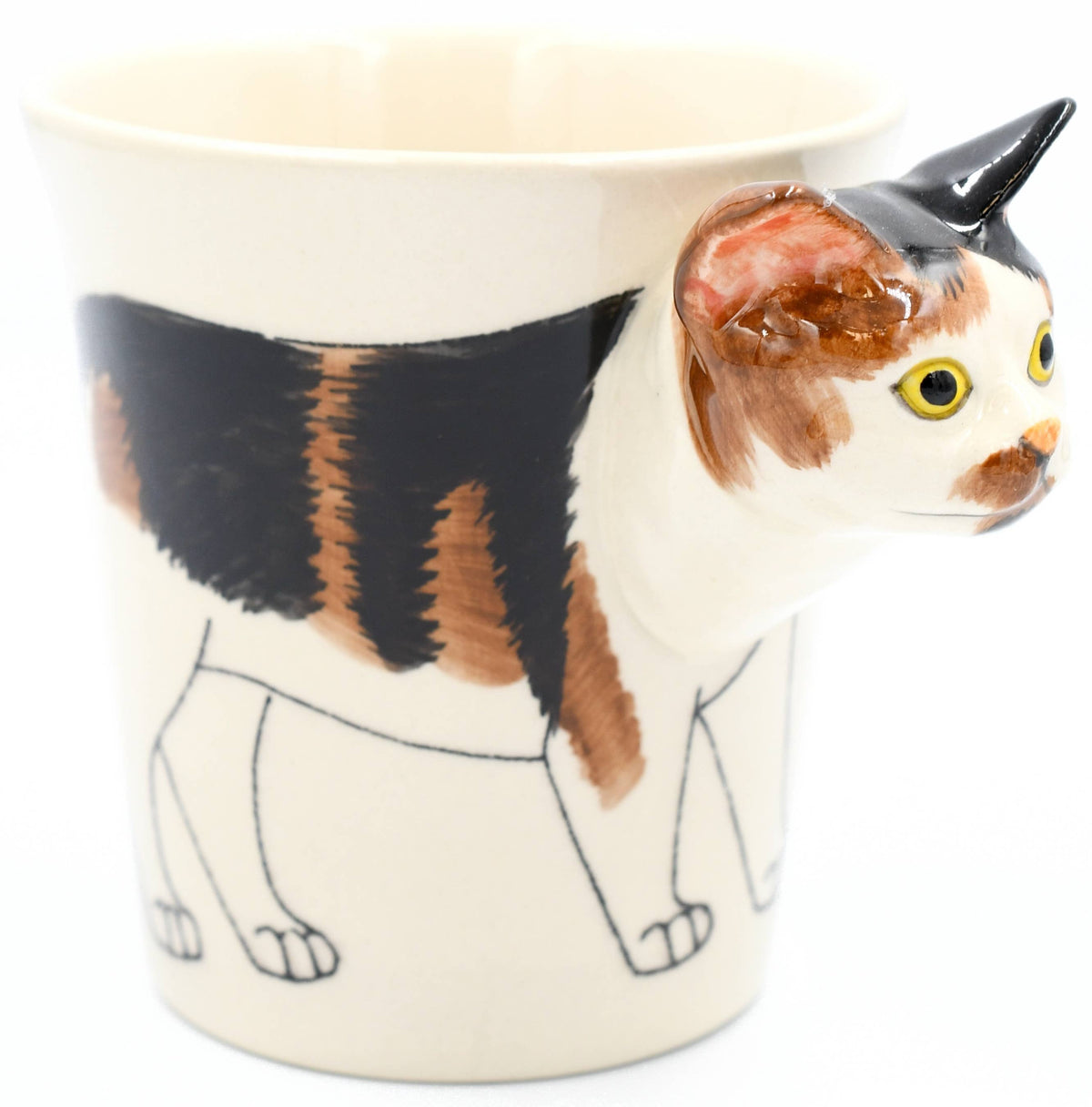 Calico Cat Mug, 10 oz