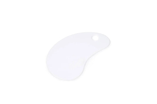 Bowl Scraper, Plastic, White, 11.6" x 4" x 6.5" - Marcel’s Culinary Experience