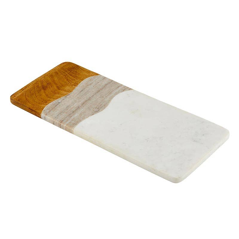 Face to Face Marble & Wood Serving Board